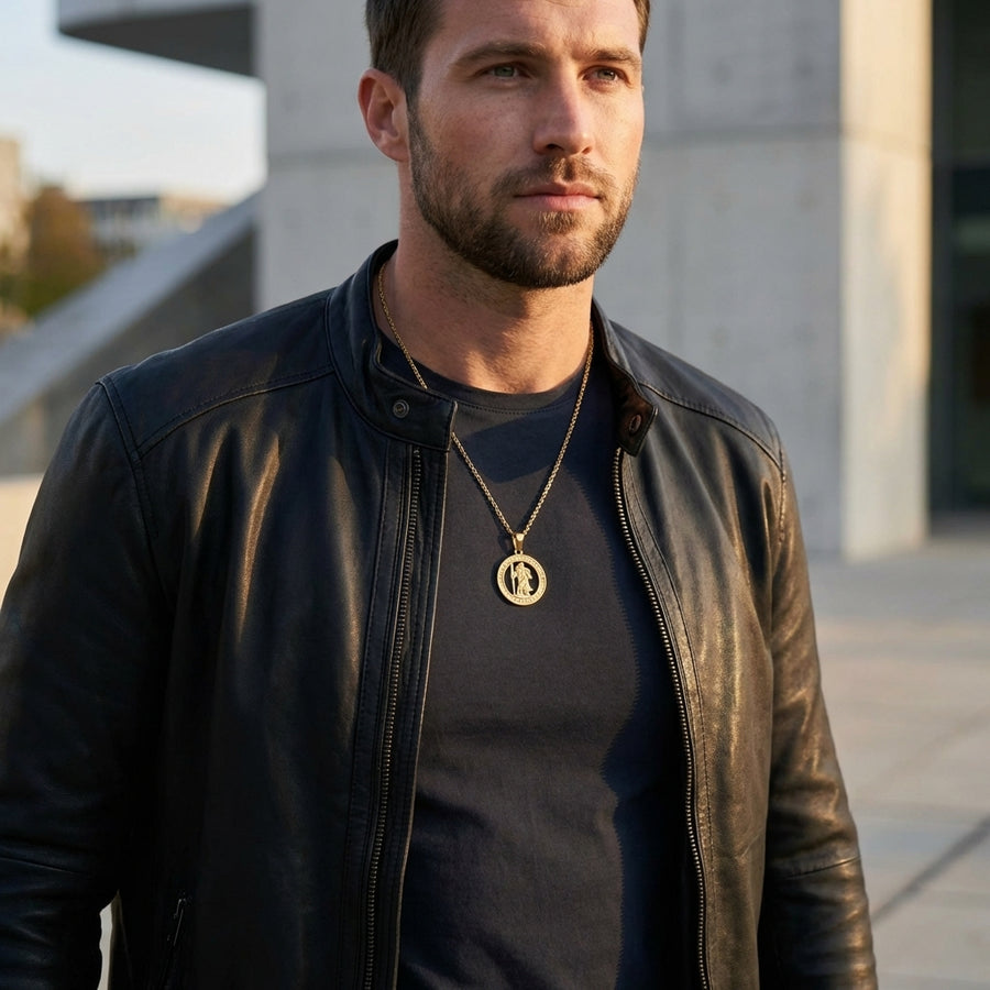 STAVR Urban — Saint Christopher Pendant — 18K Gold