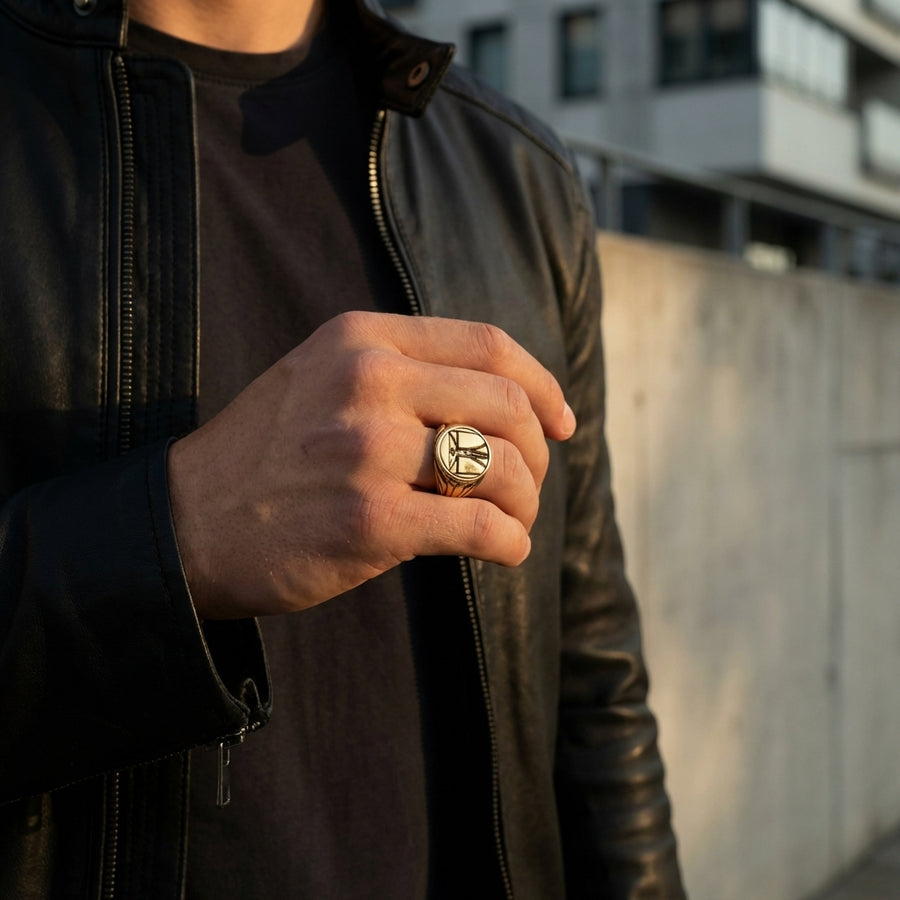 STAVR Urban — Vitruvian Ring — 18K Gold