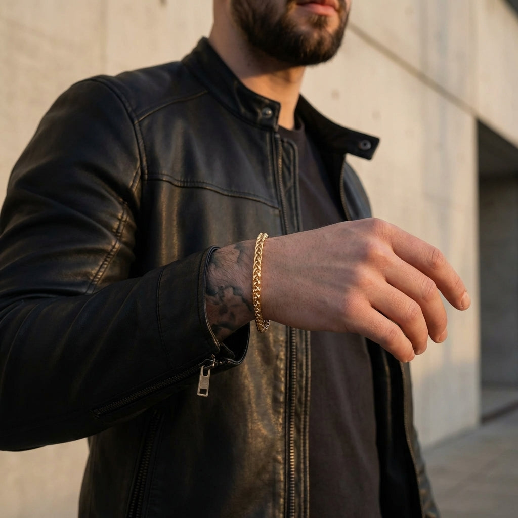 STAVR Urban — Wheat 5MM Bracelet — 18K Gold