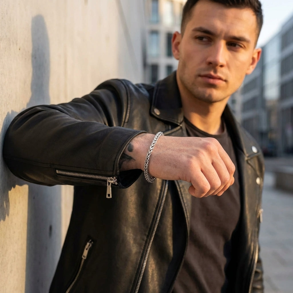 STAVR Urban — Wheat 5MM Bracelet — Silver