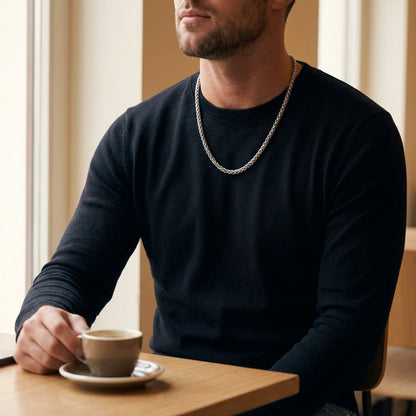 STAVR Cafe — Wheat 5MM Chain — Silver