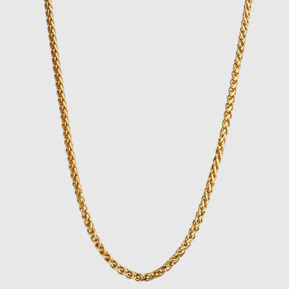 Wheat 5MM Men's Chain — 18K Gold
