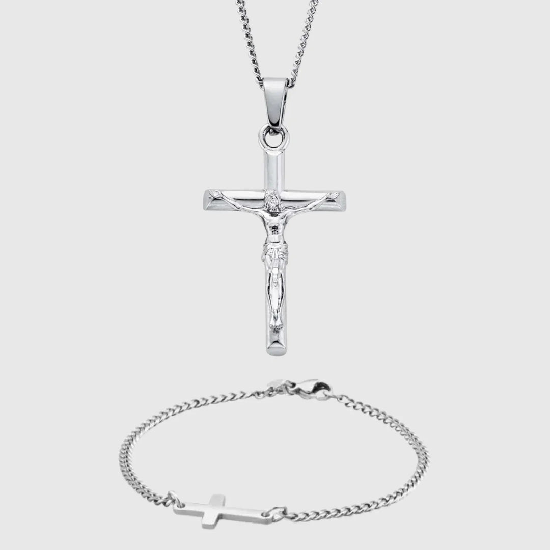 Chain Men's Set — Silver