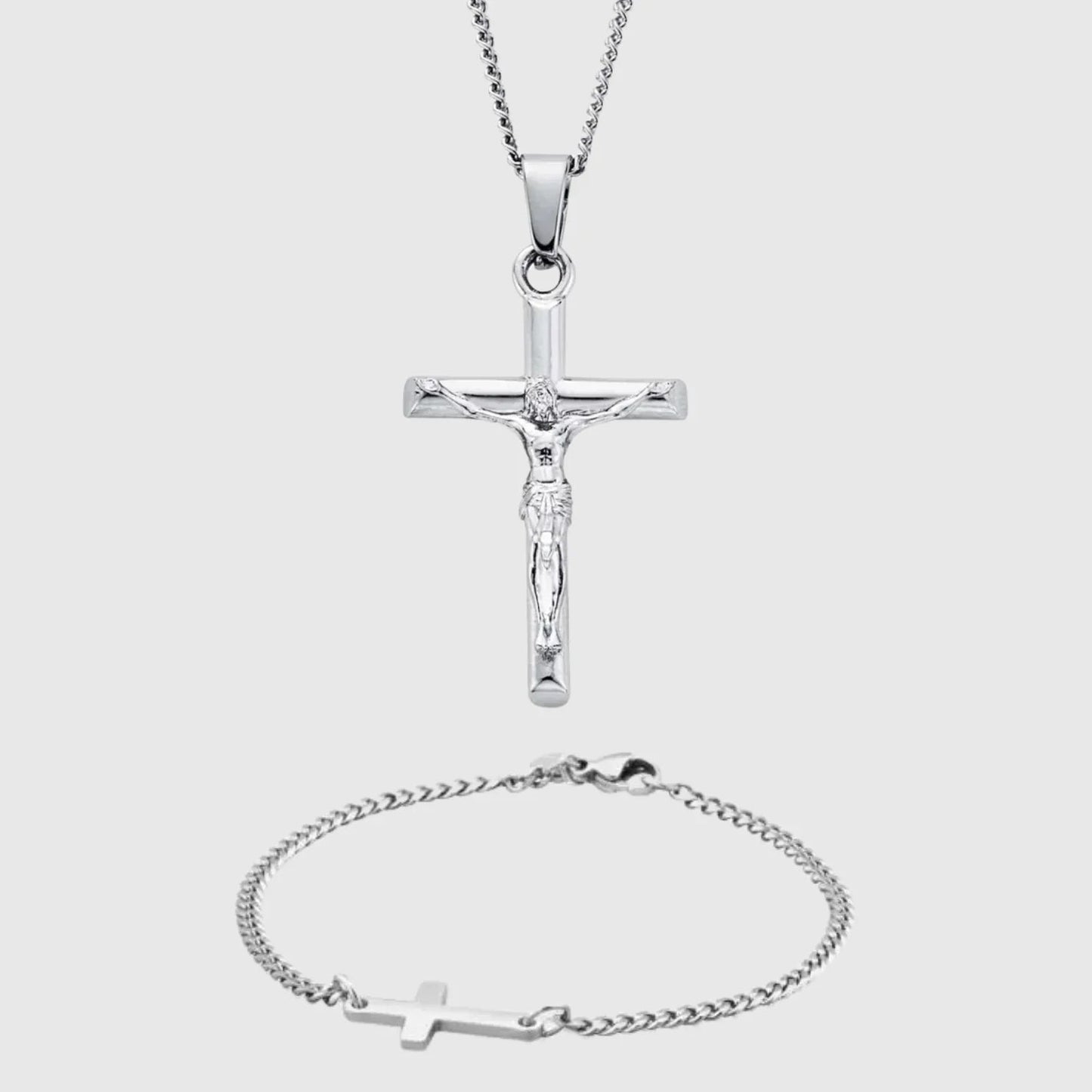 Chain Men's Set — Silver