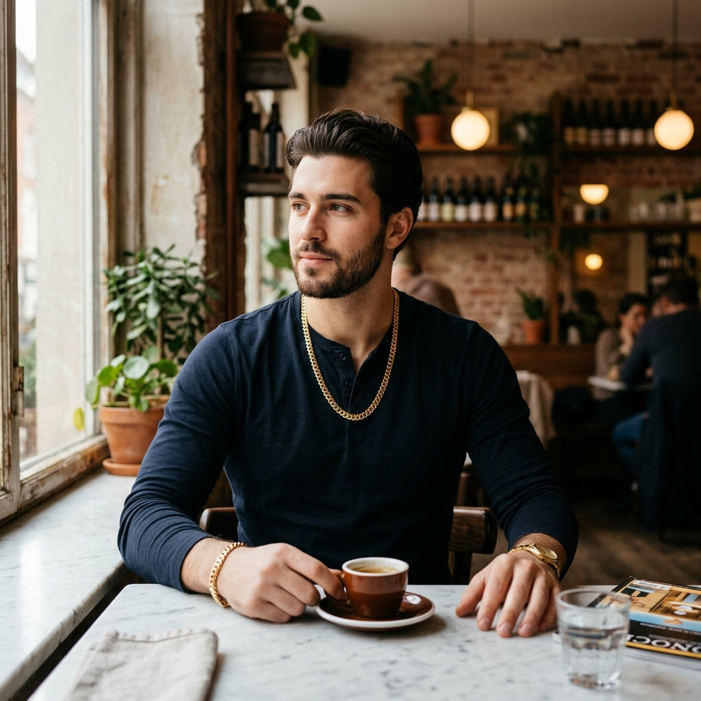 STAVR Cafe — Presidential Men's Set — 18K Gold