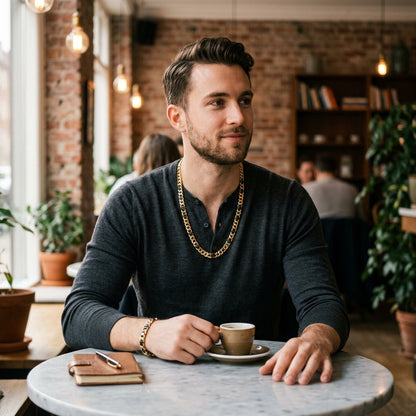 STAVR Cafe — Presidential Black Men's Set — 18K Gold
