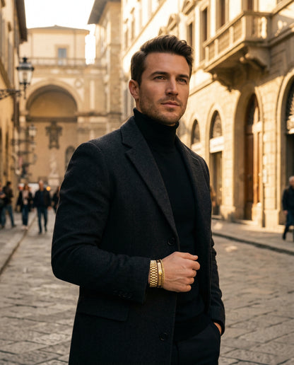 Presidential Set — 18K Gold lifestyle photo - premium masculine style