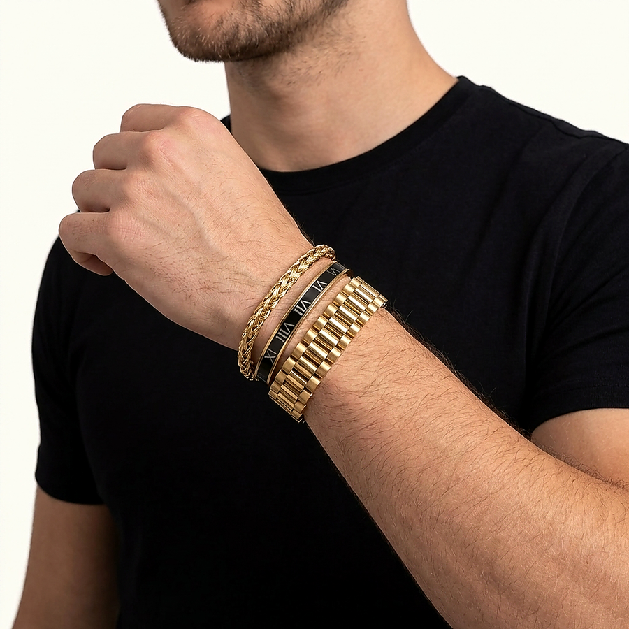 TEST — Gemini 3 Pro — Presidential Black Set 18K Gold